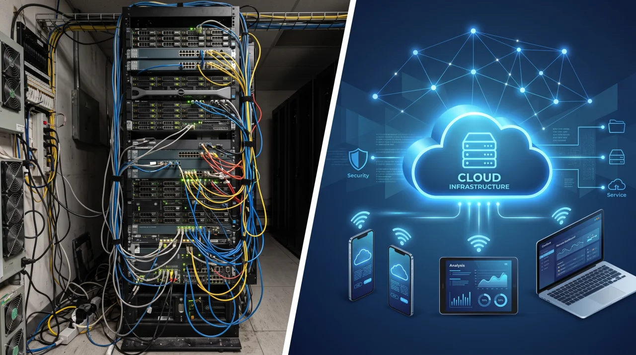 Servidores Físicos vs. La Nube: ¿Cuál le conviene a tu Pyme?